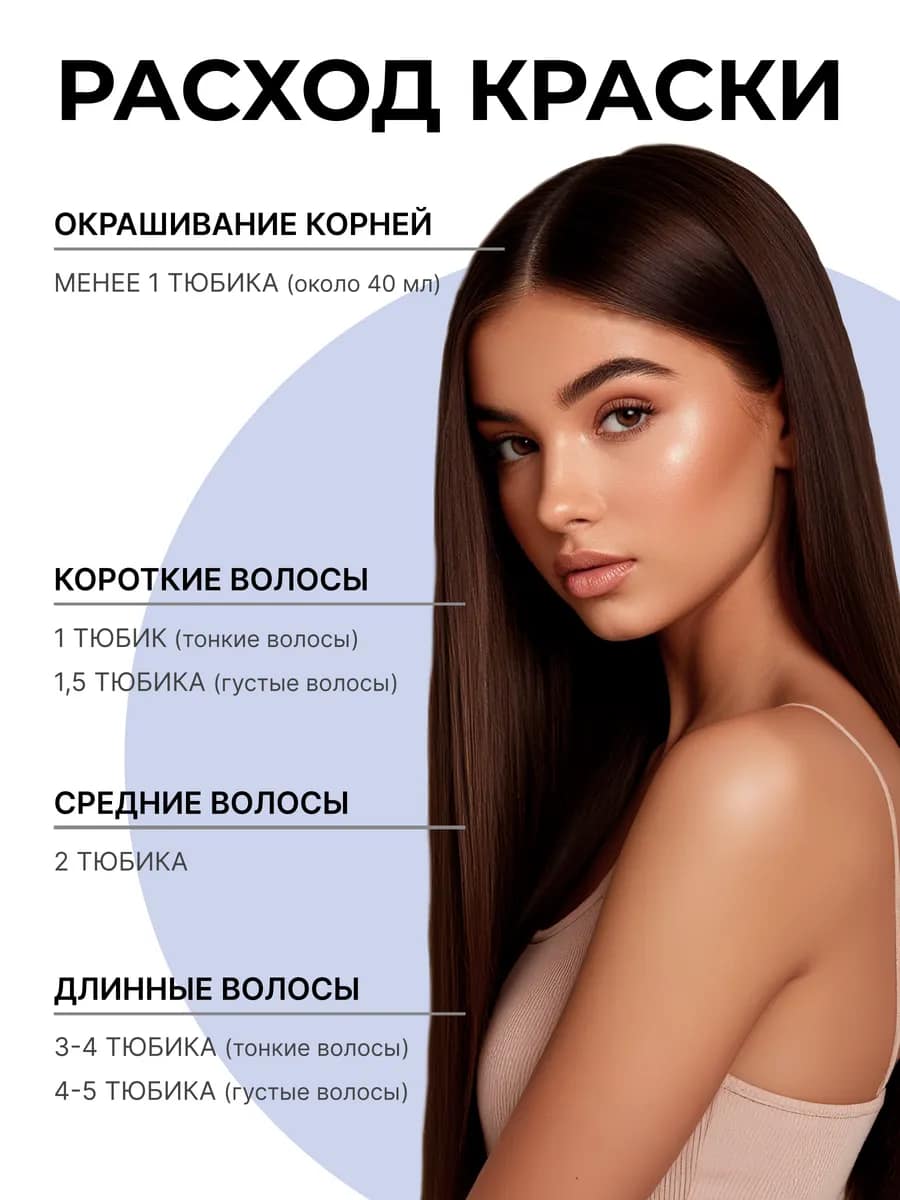 Краска для волос 7.00 50 мл Русый для седины — изображение 7